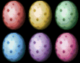Candy Shell Egg Sprites