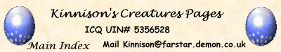 Kinnison's Creatures Pages